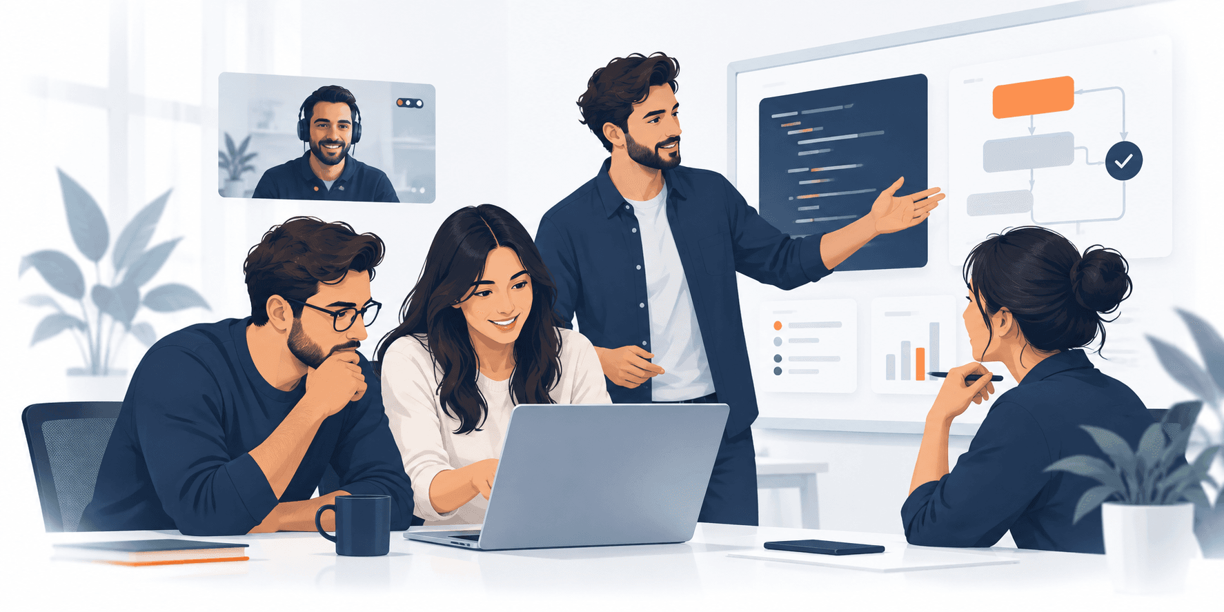 Dedicated Engineering Teams overview illustration